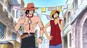 Luffy se reencuentra con Ace