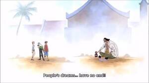 Luffy y kurohige se encuentran por primera vez