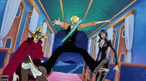 Sanji y Sogeking vs. CP-9