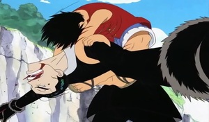 Luffy remata a Kuro