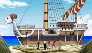 La tripulación recibe el Going Merry