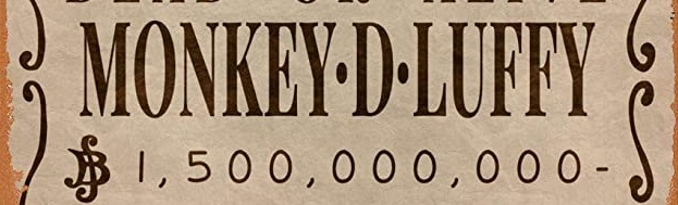 Recompensa de Luffy